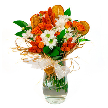 Turuncu Gller ve Papatyalar